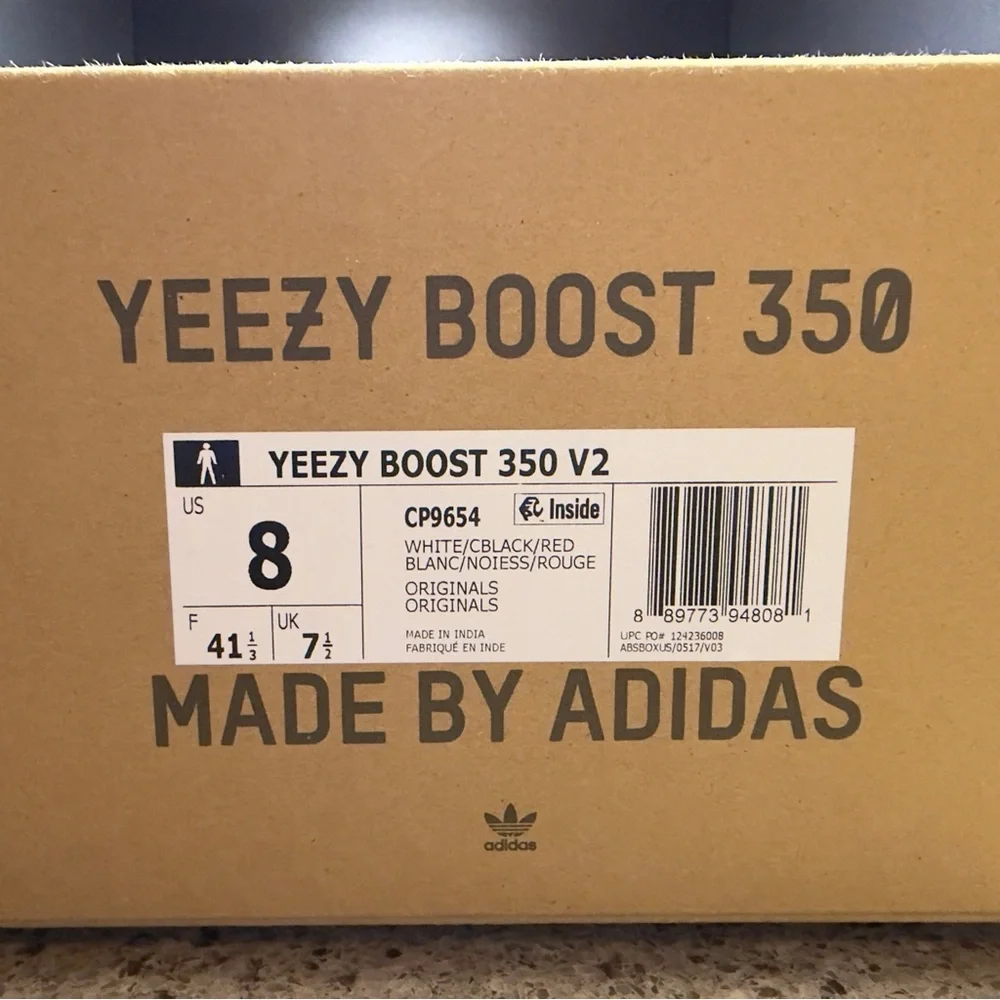 adidas Zebra Pattern Yeezy Boost 350 - Picture 9 of 10